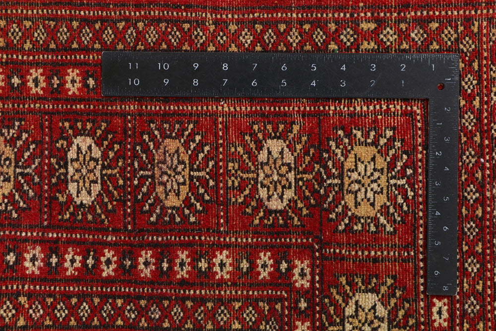 Red Bokhara 4' 6 x 6' 9 - No. 41406 - ALRUG Rug Store