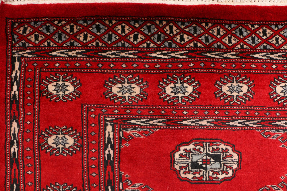 Red Bokhara 4' 7 x 6' 10 - No. 41408 - ALRUG Rug Store