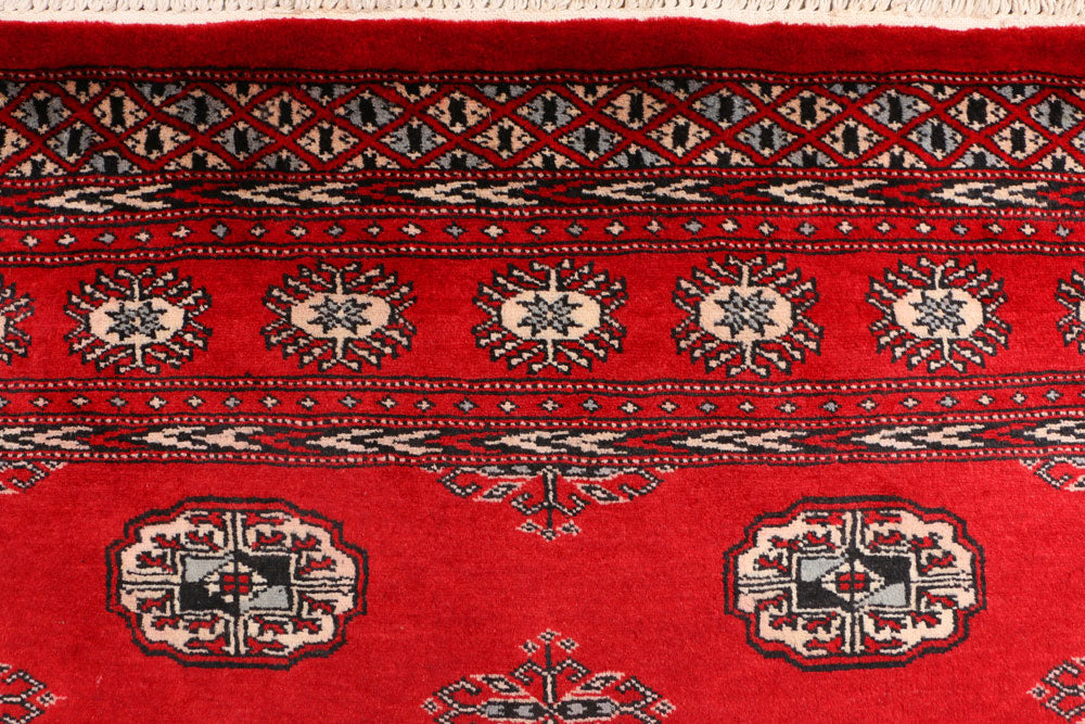 Red Bokhara 4' 7 x 6' 10 - No. 41408 - ALRUG Rug Store