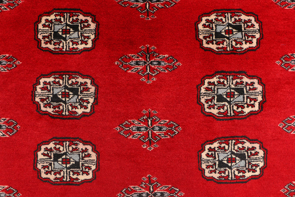 Red Bokhara 4' 7 x 6' 10 - No. 41408 - ALRUG Rug Store