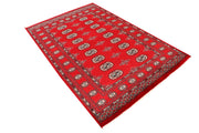 Red Bokhara 4' 7 x 6' 10 - No. 41408 - ALRUG Rug Store