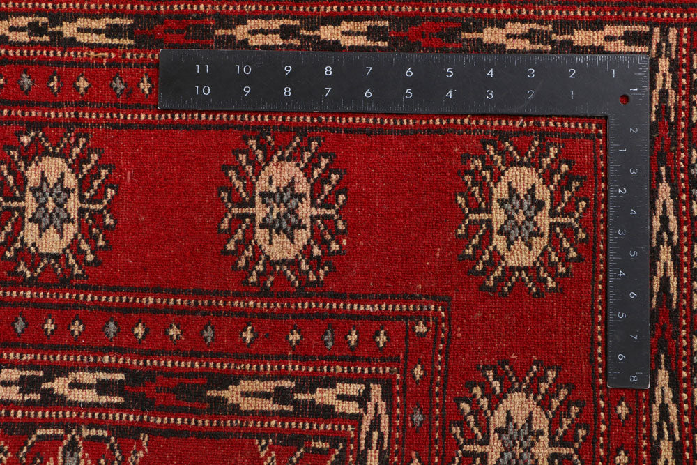 Red Bokhara 4' 7 x 6' 10 - No. 41408 - ALRUG Rug Store