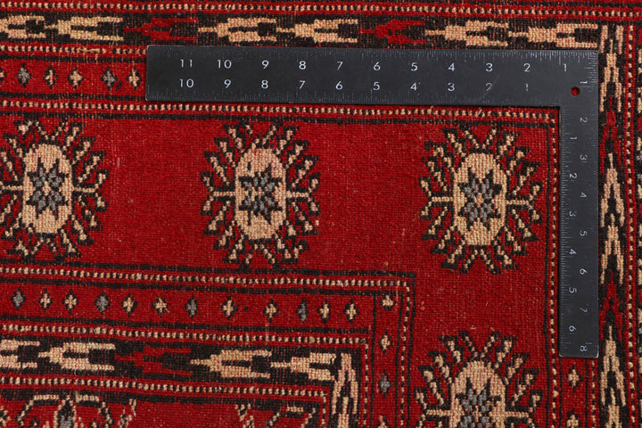 Red Bokhara 4' 7 x 6' 10 - No. 41408 - ALRUG Rug Store