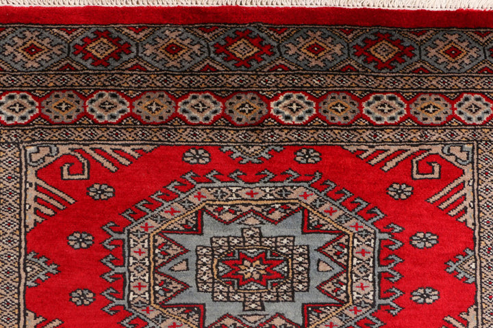 Dark Red Caucasian 3' x 6' 3 - No. 41414 - ALRUG Rug Store