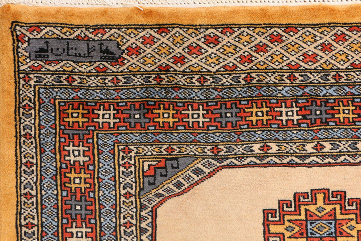 Navajo White Jaldar 3' 2 x 5' 7 - No. 41415 - ALRUG Rug Store