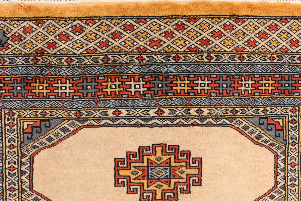 Navajo White Jaldar 3' 2 x 5' 7 - No. 41415 - ALRUG Rug Store