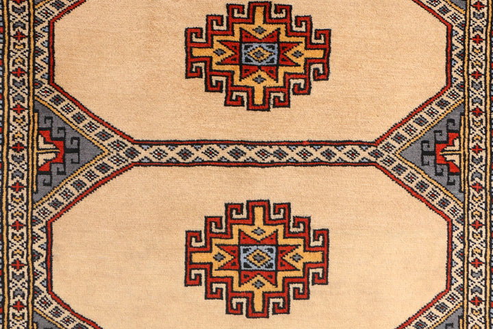 Navajo White Jaldar 3' 2 x 5' 7 - No. 41415 - ALRUG Rug Store