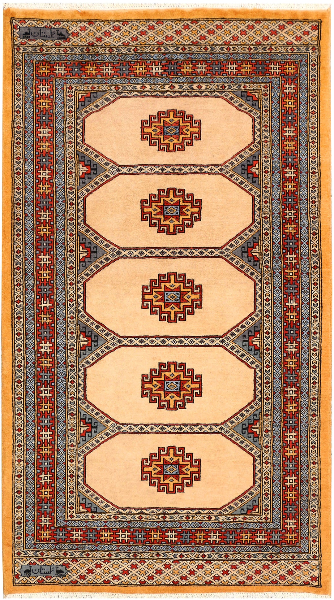 Navajo White Jaldar 3' 2 x 5' 7 - No. 41415 - ALRUG Rug Store