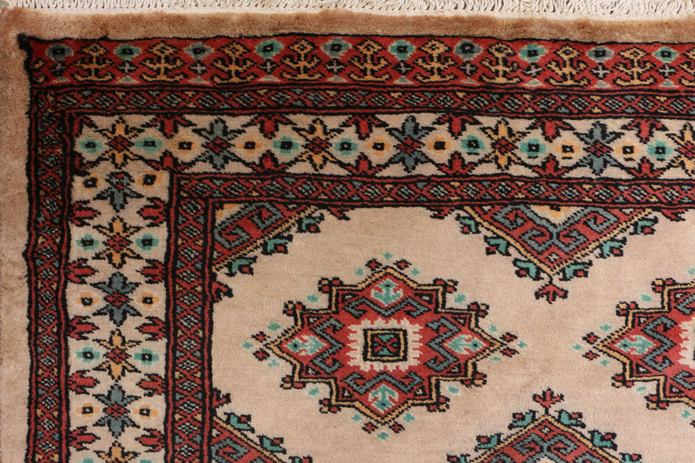 Navajo White Jaldar 3' 3 x 6' 1 - No. 41417 - ALRUG Rug Store