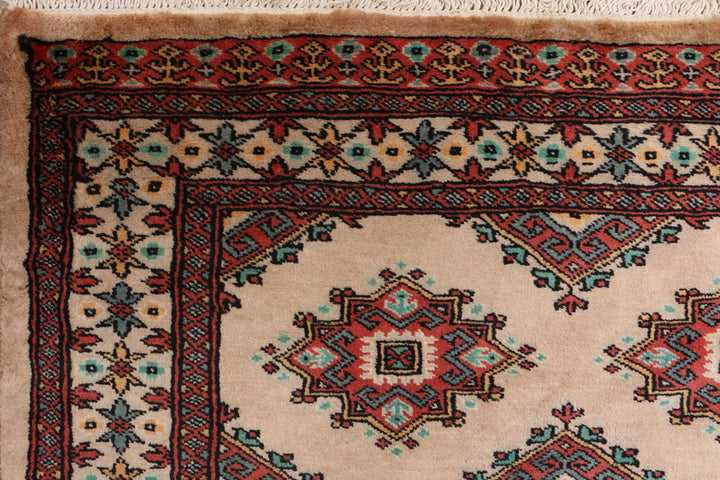 Navajo White Jaldar 3' 3 x 6' 1 - No. 41417 - ALRUG Rug Store