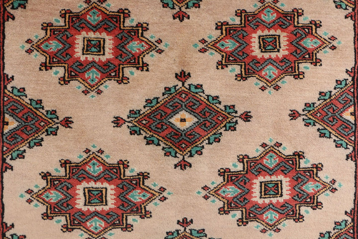 Navajo White Jaldar 3' 3 x 6' 1 - No. 41417 - ALRUG Rug Store
