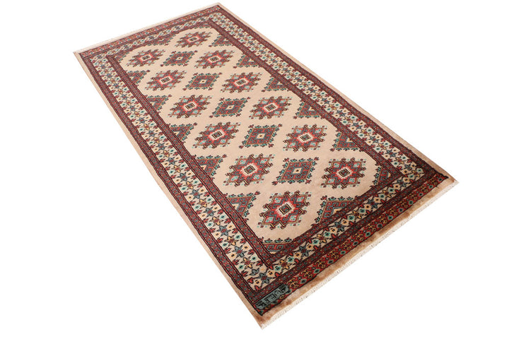 Navajo White Jaldar 3' 3 x 6' 1 - No. 41417 - ALRUG Rug Store