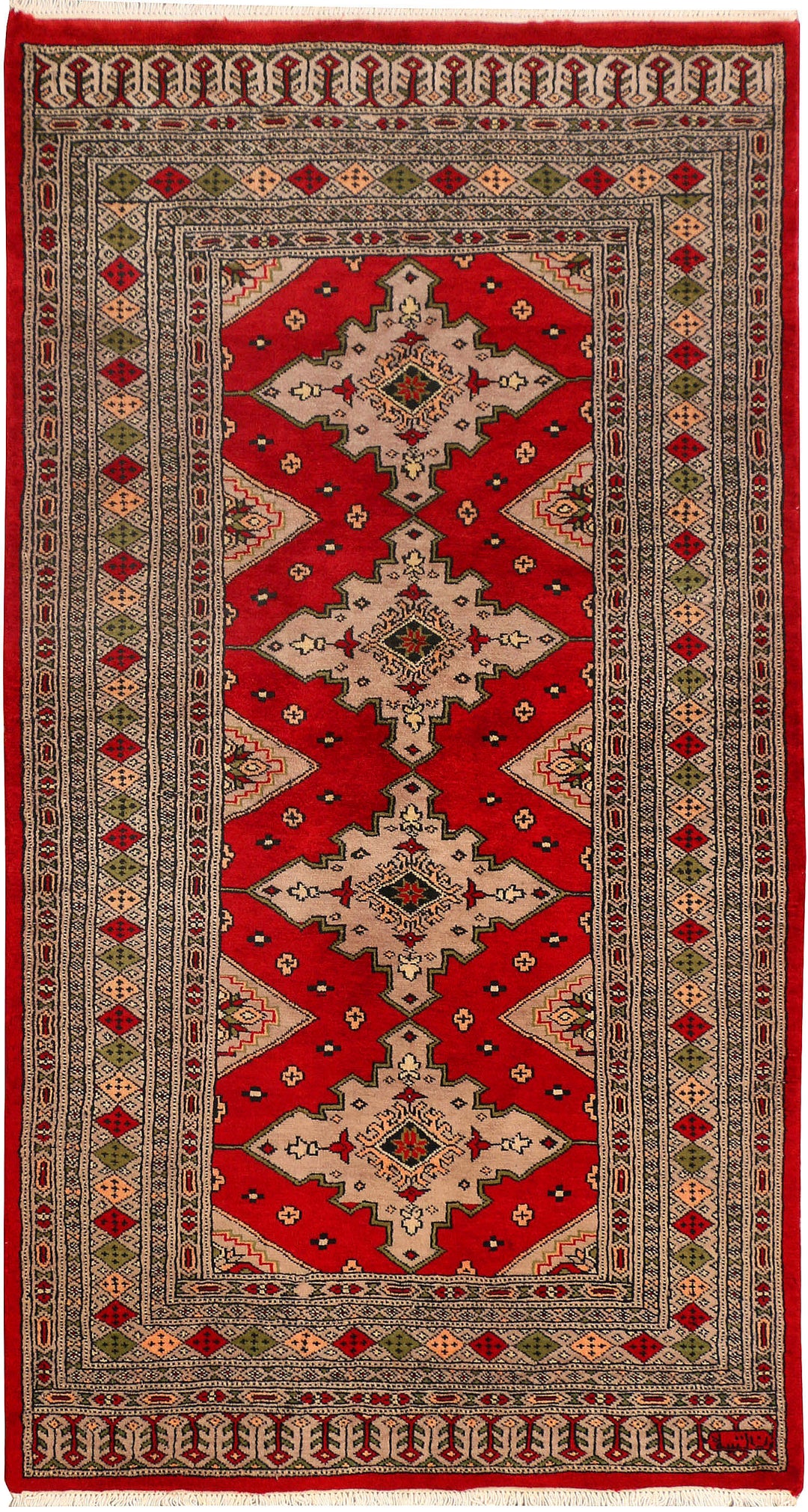 Red Jaldar 3' x 5' 6 - No. 41420 - ALRUG Rug Store