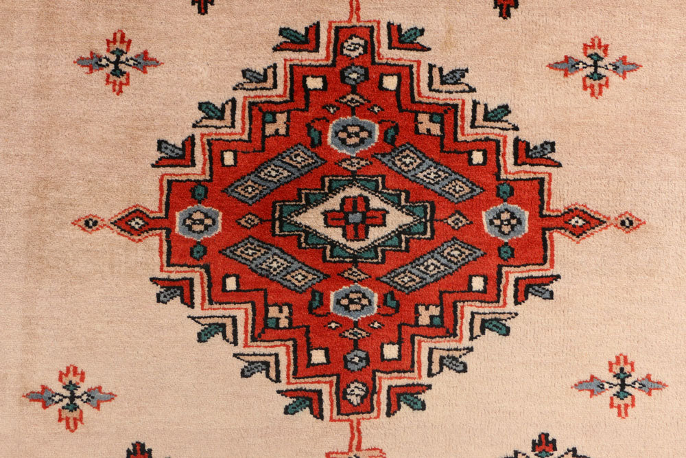 Tan Caucasian 3' 6 x 6' 3 - No. 41423 - ALRUG Rug Store