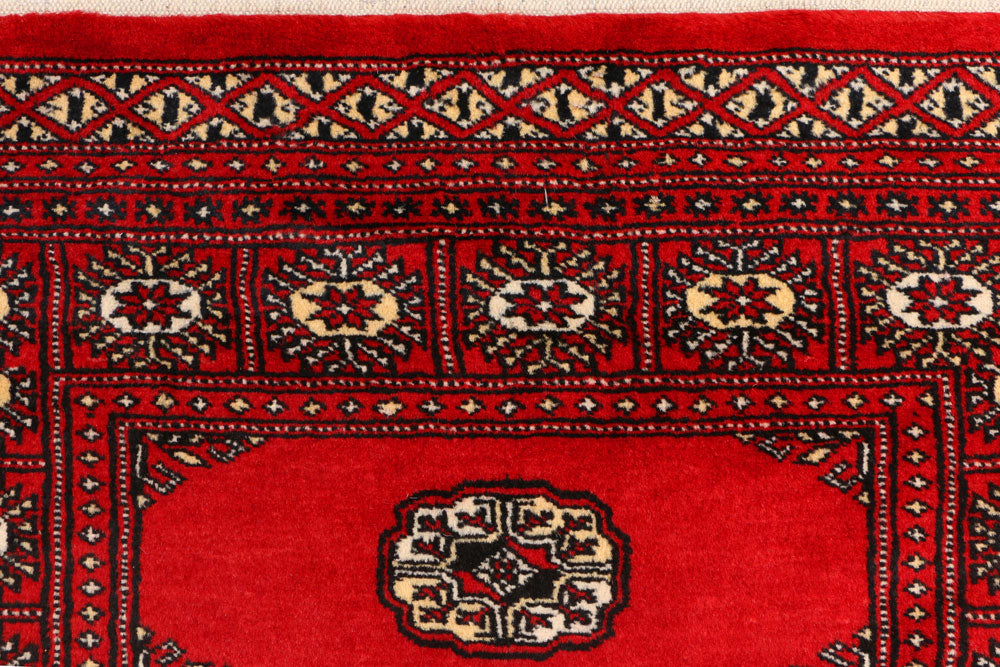 Red Bokhara 2' 11 x 5' 7 - No. 41426 - ALRUG Rug Store