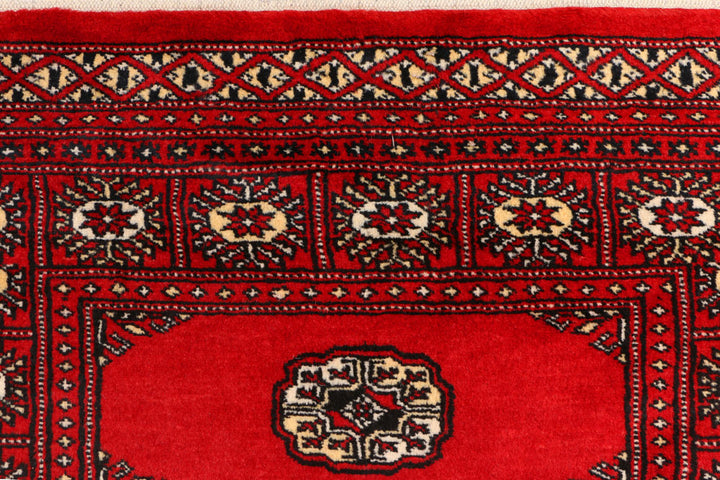 Red Bokhara 2' 11 x 5' 7 - No. 41426 - ALRUG Rug Store