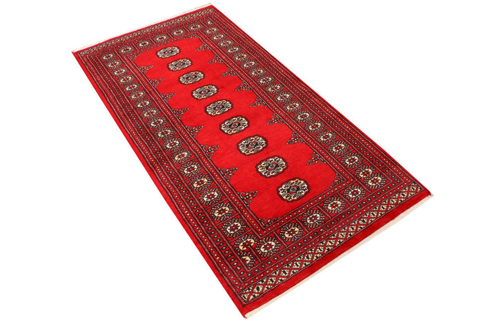 Red Bokhara 2' 11 x 5' 7 - No. 41426 - ALRUG Rug Store