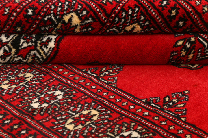 Red Bokhara 2' 11 x 5' 7 - No. 41426 - ALRUG Rug Store