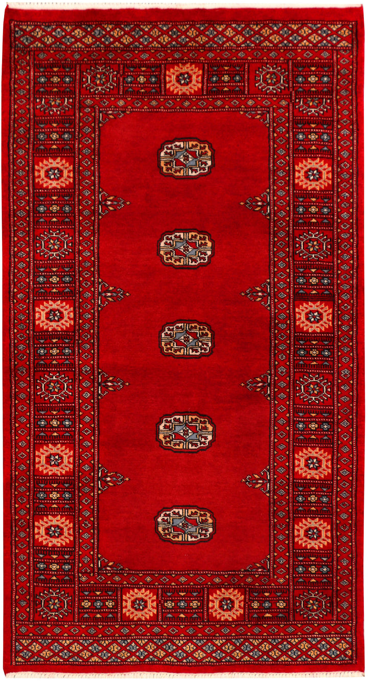 Dark Red Bokhara 3' x 5' 6 - No. 41428