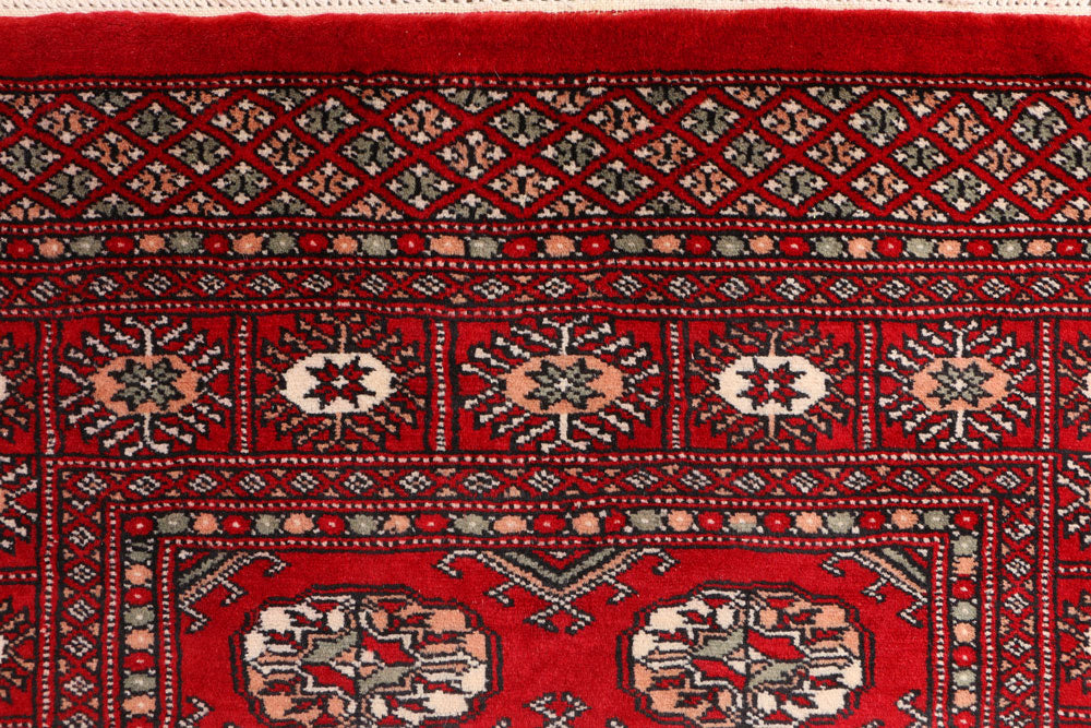 Dark Red Bokhara 3' 1 x 6' 1 - No. 41430 - ALRUG Rug Store