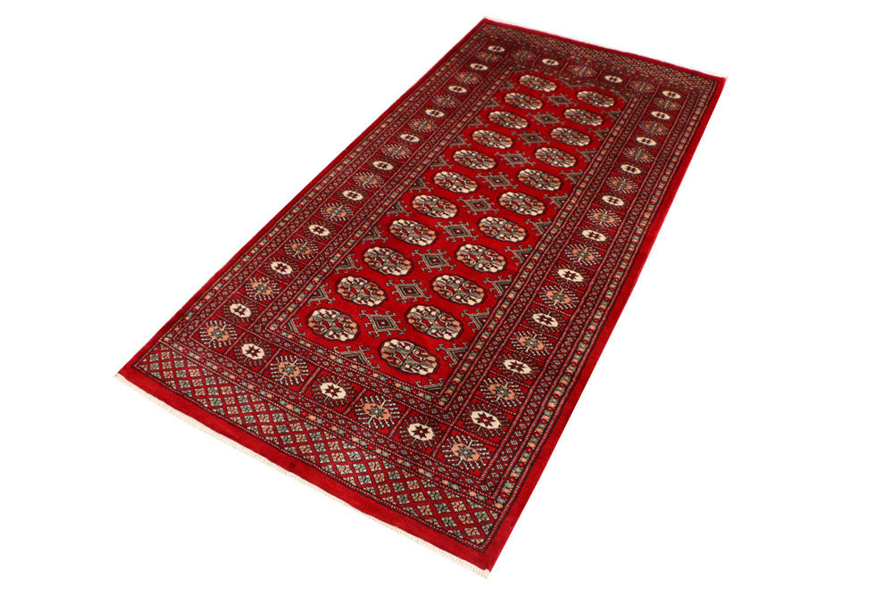 Dark Red Bokhara 3' 1 x 6' 1 - No. 41430 - ALRUG Rug Store