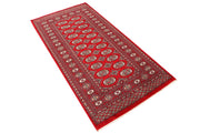Dark Red Bokhara 3' 1 x 6' 1 - No. 41430 - ALRUG Rug Store