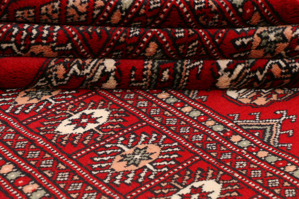 Dark Red Bokhara 3' 1 x 6' 1 - No. 41430 - ALRUG Rug Store