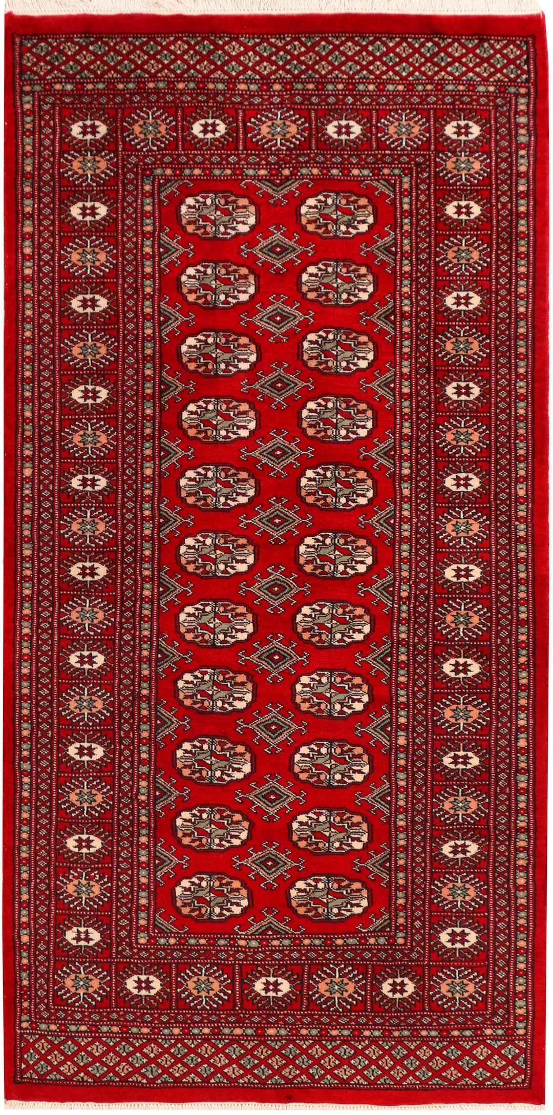 Dark Red Bokhara 3' 1 x 6' 1 - No. 41430 - ALRUG Rug Store