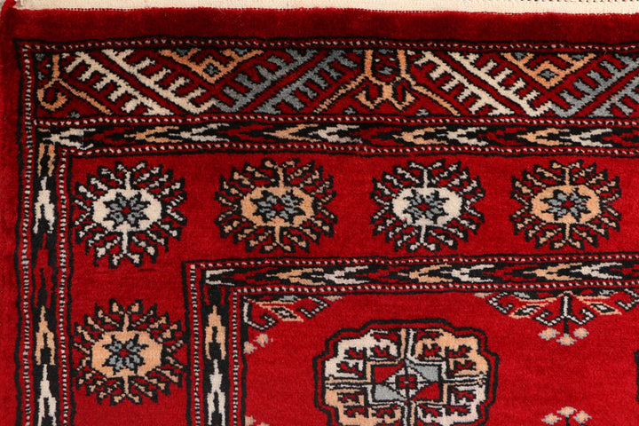 Dark Red Bokhara 3' 1 x 6' 1 - No. 41432 - ALRUG Rug Store