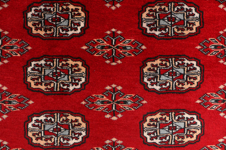Dark Red Bokhara 3' 1 x 6' 1 - No. 41432 - ALRUG Rug Store