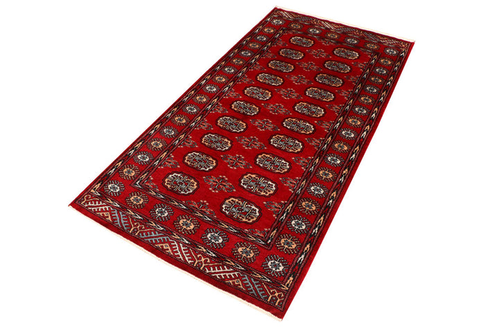 Dark Red Bokhara 3' 1 x 6' 1 - No. 41432 - ALRUG Rug Store