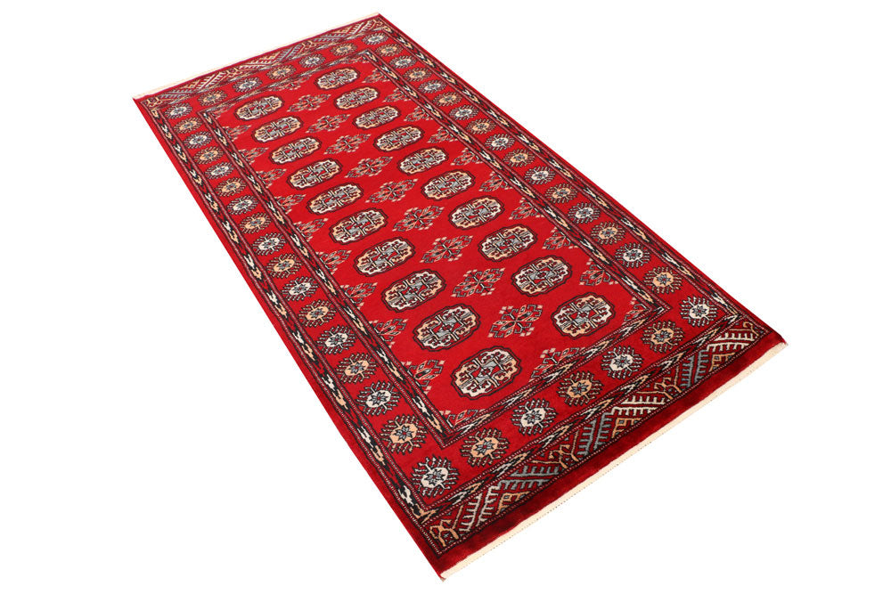 Dark Red Bokhara 3' 1 x 6' 1 - No. 41432 - ALRUG Rug Store