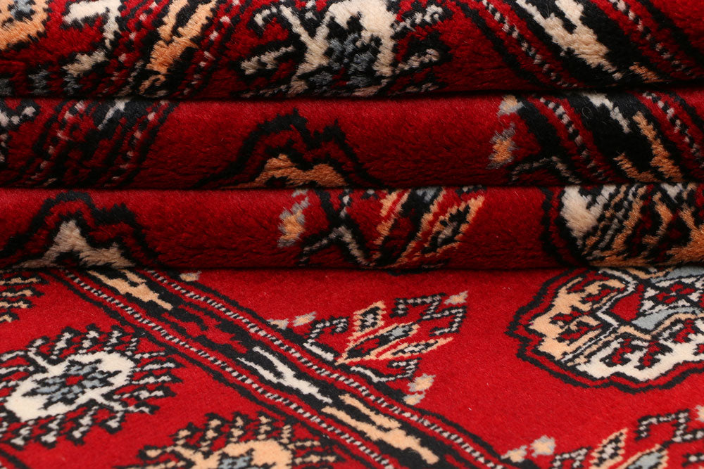 Dark Red Bokhara 3' 1 x 6' 1 - No. 41432 - ALRUG Rug Store