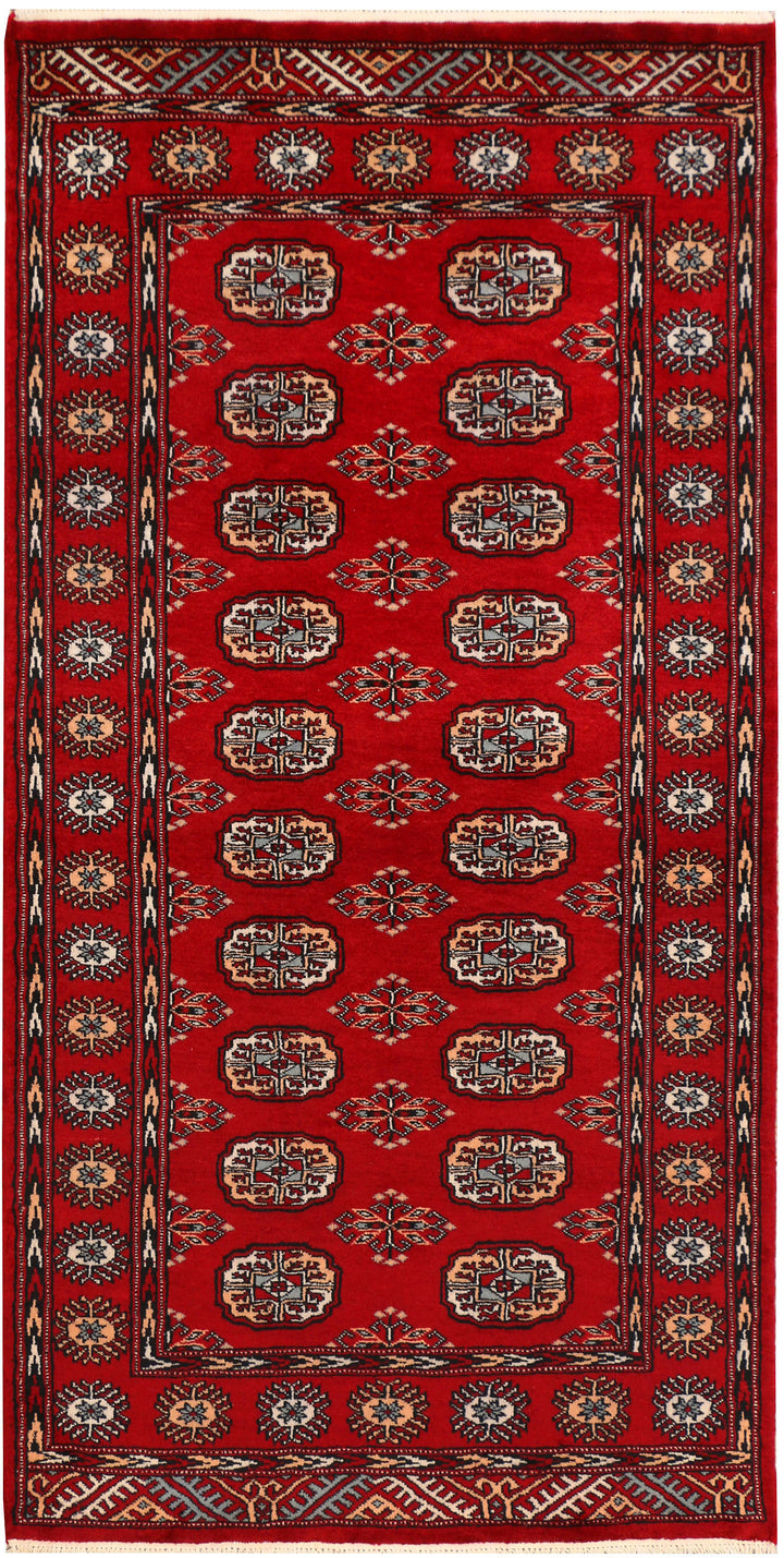 Dark Red Bokhara 3' 1 x 6' 1 - No. 41432 - ALRUG Rug Store