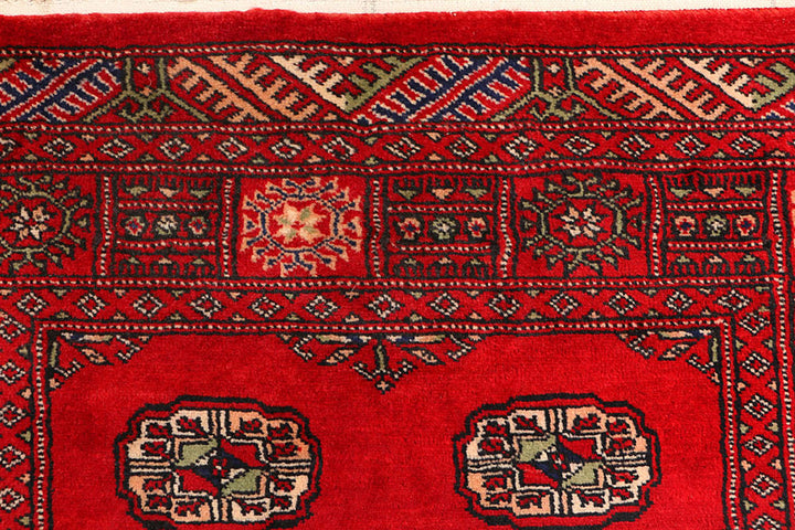 Dark Red Bokhara 3' x 5' 7 - No. 41442