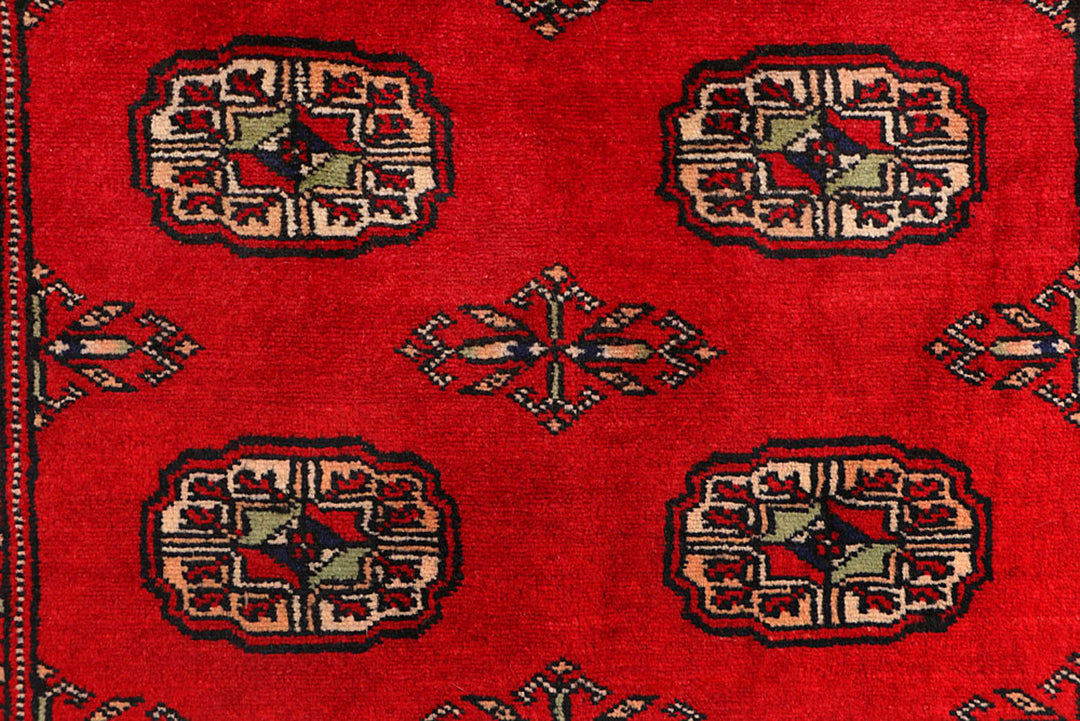 Dark Red Bokhara 3' x 5' 7 - No. 41442