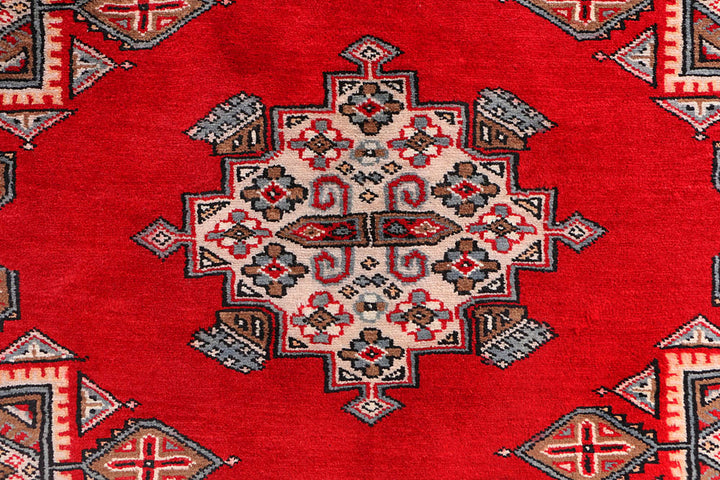 Red Caucasian 3' 4 x 6' 2 - No. 41443 - ALRUG Rug Store