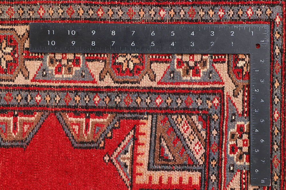 Red Caucasian 3' 4 x 6' 2 - No. 41443 - ALRUG Rug Store