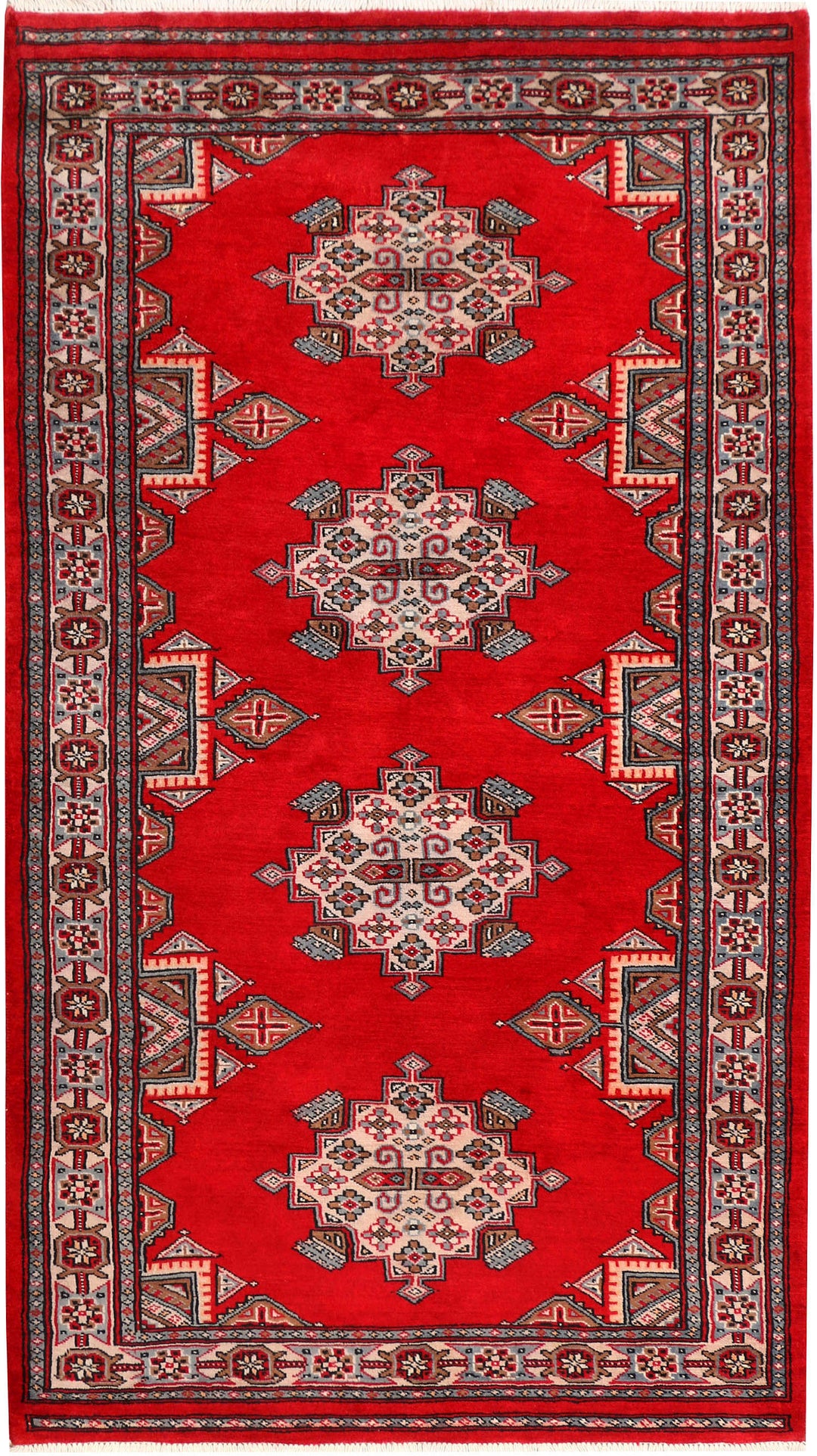 Red Caucasian 3' 4 x 6' 2 - No. 41443 - ALRUG Rug Store