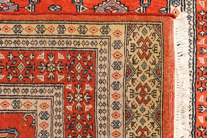 Coral Caucasian 3' 5 x 6' 6 - No. 41446 - ALRUG Rug Store