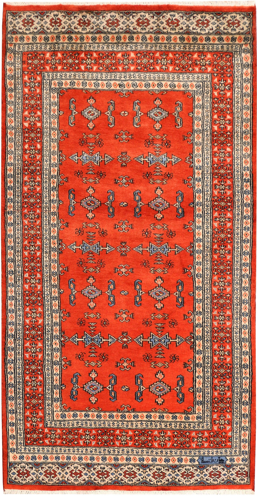 Coral Caucasian 3' 5 x 6' 6 - No. 41446 - ALRUG Rug Store