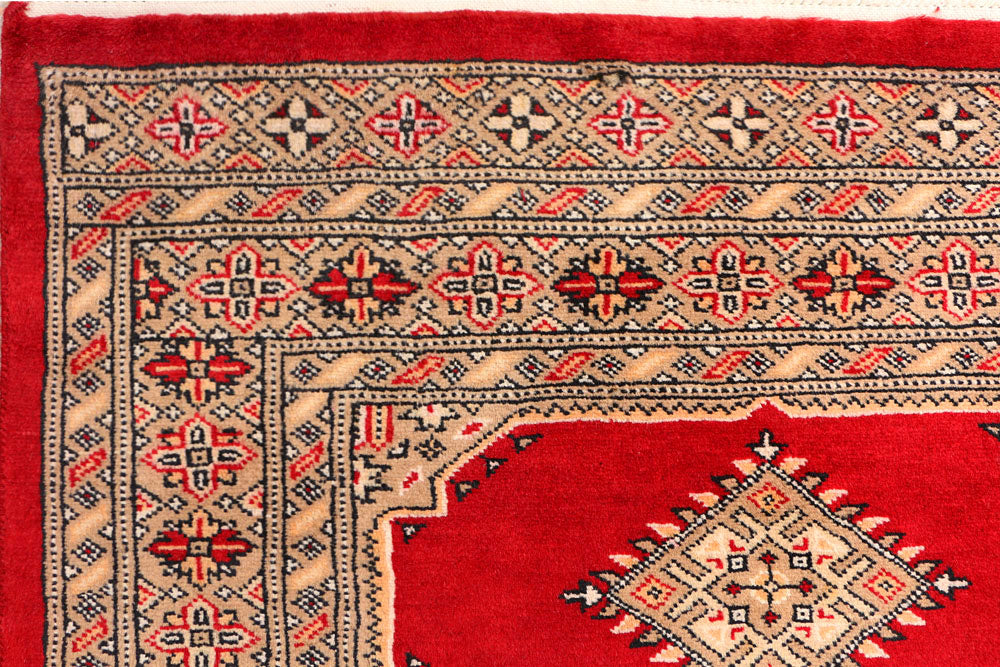 Dark Red Jaldar 3' 1 x 5' 7 - No. 41450 - ALRUG Rug Store