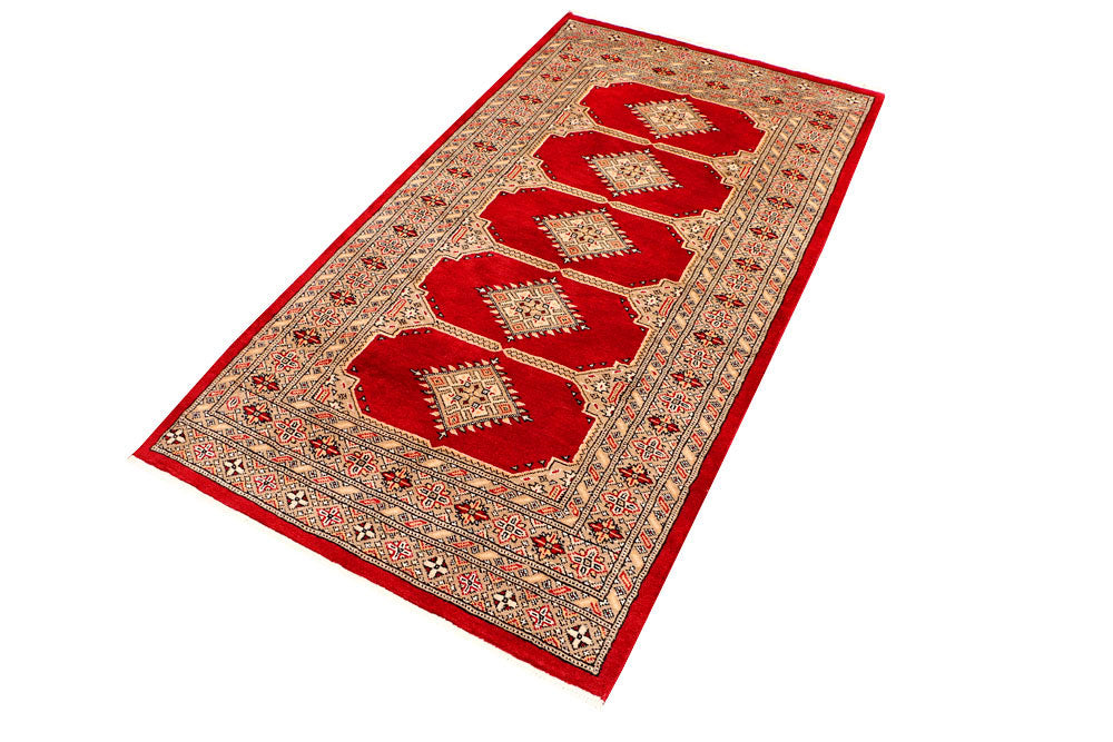 Dark Red Jaldar 3' 1 x 5' 7 - No. 41450 - ALRUG Rug Store