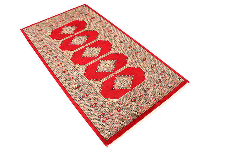 Dark Red Jaldar 3' 1 x 5' 7 - No. 41450 - ALRUG Rug Store
