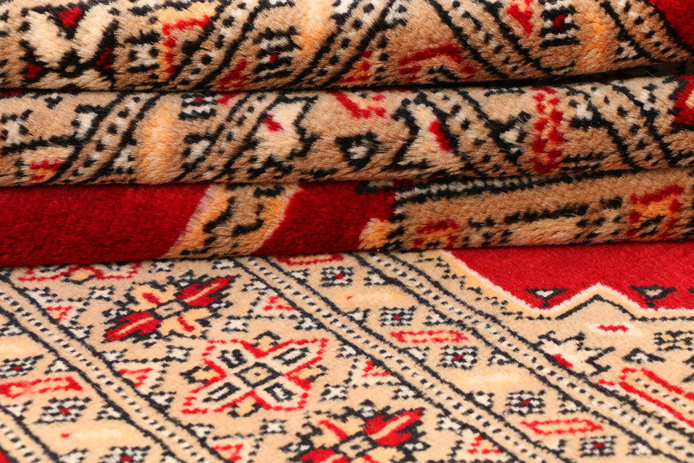 Dark Red Jaldar 3' 1 x 5' 7 - No. 41450 - ALRUG Rug Store