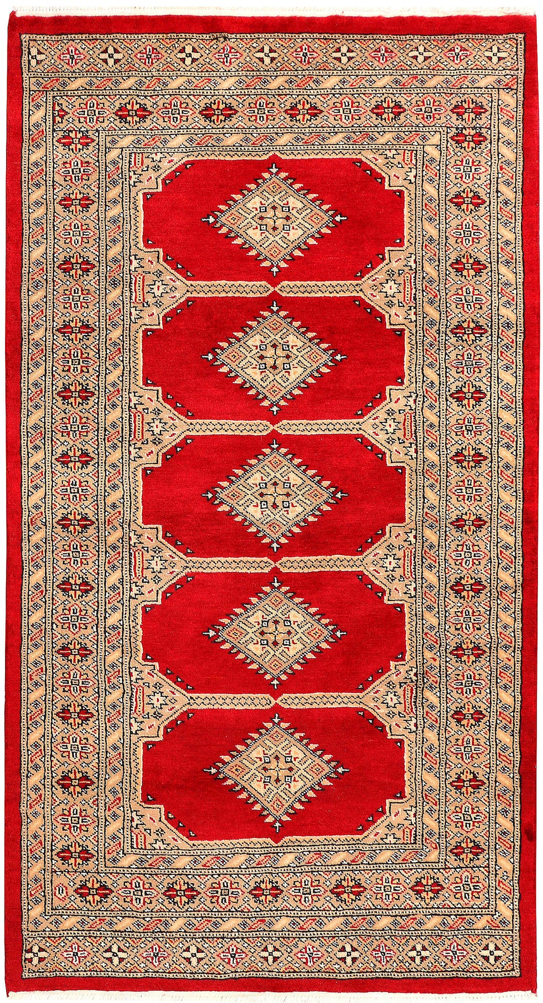 Dark Red Jaldar 3' 1 x 5' 7 - No. 41450 - ALRUG Rug Store