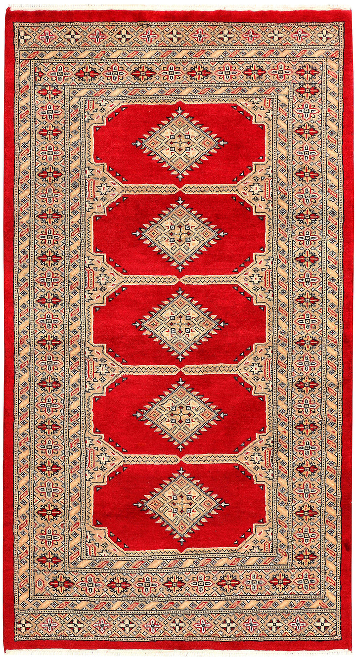 Dark Red Jaldar 3' 1 x 5' 7 - No. 41450 - ALRUG Rug Store