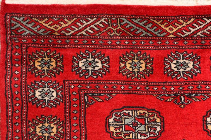 Dark Red Bokhara 3' 1 x 6' 1 - No. 41452 - ALRUG Rug Store