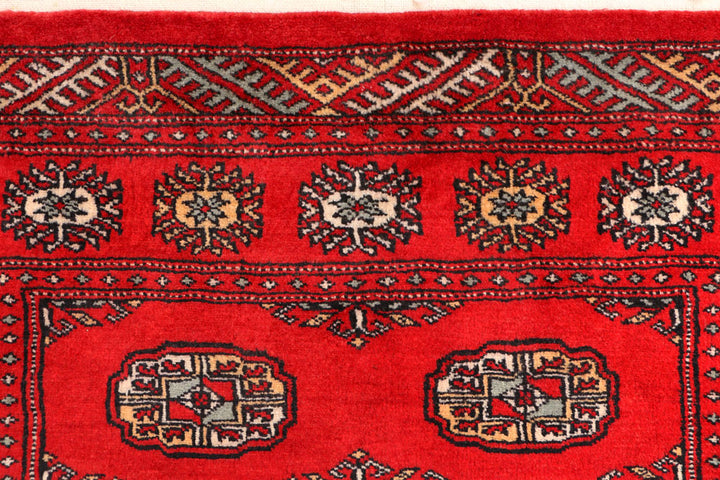 Dark Red Bokhara 3' 1 x 6' 1 - No. 41452 - ALRUG Rug Store