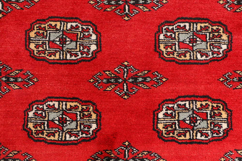Dark Red Bokhara 3' 1 x 6' 1 - No. 41452 - ALRUG Rug Store